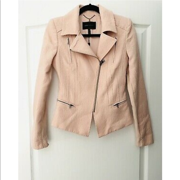 BCBGMaxAzria Boe Moto Pink Jacket Size XS - Picture 2 of 8